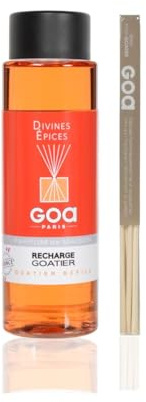 Nachfüllpack für Parfüm Divines Spices – Goa 250 ml + 1 Pack Rattan
