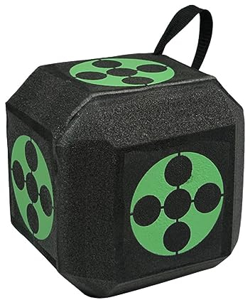 AUVIM Diana de tiro con arco Big Cube Objetivo en tiro con arco, objetivos para flecha y arco, 23 x 23 x 23 cm para arco recurvo, arco compuesto o arco largo