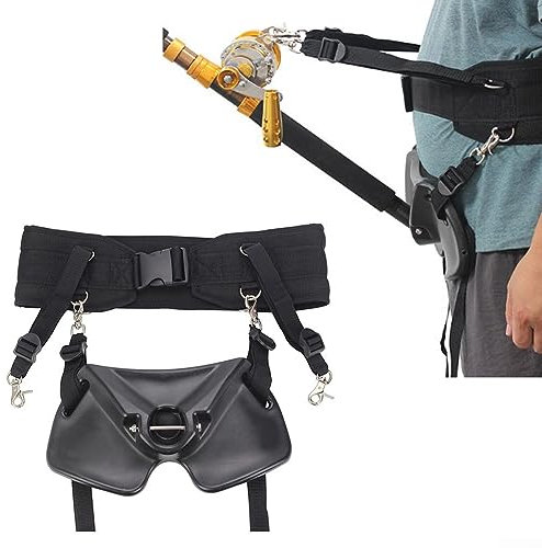 Kampfrute Pole Halter Einstellbare Taille Gimbal Gürtel Gepolstert Angeln Taille Gürtel Professionelle Fischer Gimbal Pad