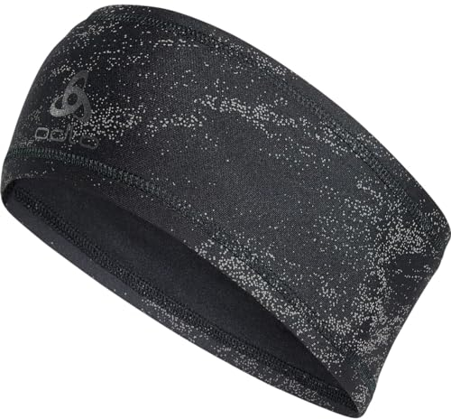 Odlo Unisex Stirnband POLYKNIT WARM ECO REFLECTIVE, black, -