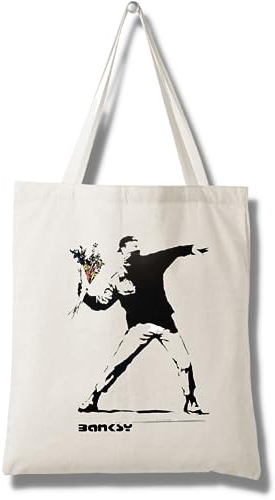 Hole Gadget S.r.l Shopping Tote Bag Aesthetic – 100% natürliche Baumwolle – umweltfreundlich 38 x 42 cm Shopper aus tausend Verwendungszwecken Tasche Made in Italy Geschenkidee für Damen Strand- oder