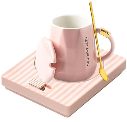 EXBERT Sottobicchieri termostatici | Scaldabagno elettrico intelligente - Scaldabagno elettrico flessibile con 2 impostazioni di temperatura per caffè/Cacao/latte/tè/acqua