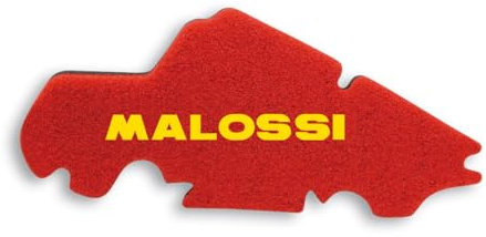 MALOSSI 1414501 Spugna Filtro Aria Doppio Strato RED SPONGE, Compatibile con Piaggio Liberty 2T 50