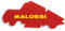 MALOSSI 1414501 Spugna Filtro Aria Doppio Strato RED SPONGE, Compatibile con Piaggio Liberty 2T 50