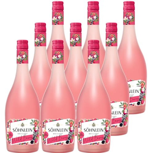Söhnlein Brillant Sparkling Wild Berry (9 x 0,75l) - Alternative zu Sekt und Champagner; Sommerlich, beerig, fruchtig