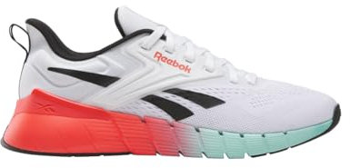 Reebok Herren Nano Gym Sneaker, Footwear White/Black/Energy Red, 43 EU