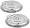 CRILSTYLEO 2st Suppenschalenhalter Löffelhalter Zum Kochen Löffelablage Geschirrständer Kaffeelöffelhalter Hotpot-löffel Pfannenhalter Aus Edelstahl Besteck Ablagefach Rostfreier Stahl Silver