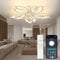 OTREN Deckenlampe Wohnzimmer LED Deckenleuchte, 48W 60CM Wohnzimmerlampe Dimmbar mit Fernbedienung und APP, Lampe Decke Moderne für Wohnzimmer Schlafzimmer Kinderzimmer
