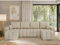 MKS MEBLE Sofa mit Schlaffunktion - Ecksofa mit Schlaffunktion und Bettkasten - Sofa 3 4 5 Sitzer - Schlafsofa - Couch - Schlafsofa mit Bettkasten - Kirasso U -Beige Velvet