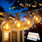 LONIUTO Lichterkette Außen Strom 15M mit 25+2 G40 LED Glühbirnen Outdoor Lichterkette Aussen 2700K Warmweiß IP65 Wasserdicht Lichterkette für Garten, Terrasse, Partys