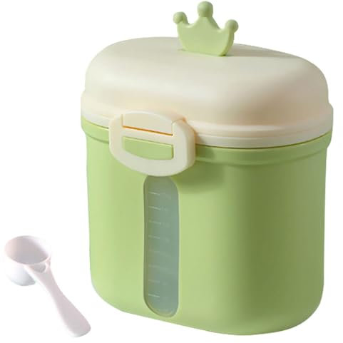Dispensador de Leche en Polvo,Dispensador de Fórmula para Bebés,Hermético Caja de Leche en Polvo para Alimentaci,Contenedor Dispensador de Fórmula Portátil para Viajes