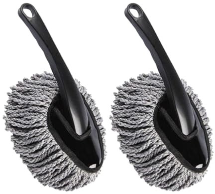 GETAJGHSD 2stücke Teiliges Auto Staubwischerset Mit Langem Griff Mikrofaser Dash Duster Für Innenreinigung Gründliche Staubentfernung Robustes Design Geeignet Für Schwer Zugängliche Stellen