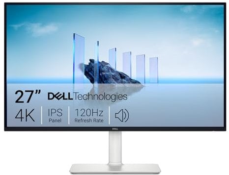 Dell 27 Plus Monitor - S2725QS, 4K UHD (3840x2160), 120Hz, IPS, 4ms, AMD FreeSync Premium, 99% sRGB, Ajuste de Altura, Altavoces Integrados, DisplayPort, 2 HDMI,