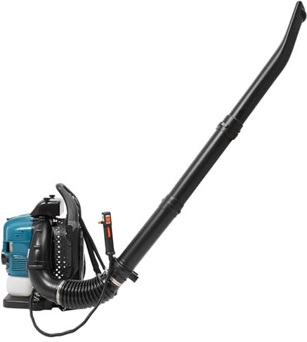 Soffiatore a benzina, 75,6 cc, soffiatore senza fili ad alte prestazioni e basso consumo di carburante, per cortili, giardini, cura del prato, pulizia della strada