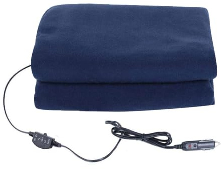 Generisch Elektroauto -Decke - 12 V beheizter Reisewurf, warme Fleece Auto