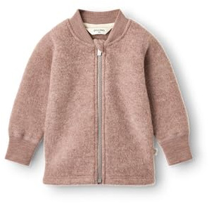 Dilling Jacke aus natürlicher Merinowolle für Babys - Blusher-Melange 86