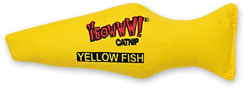 Rosewood 63102 Yeowww! Katzenspielzeug gelber Fisch