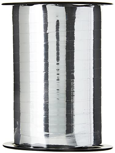Clairefontaine 602076C Spule Geschenkband 250mx7,5mm Metall Silber