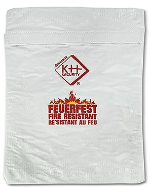 kh security Feuerfeste Dokumententasche, weiß, 290148