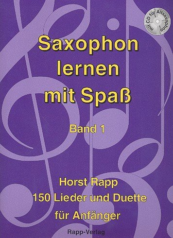 Rapp Verlag Saxophon lernen mit Spaß 1