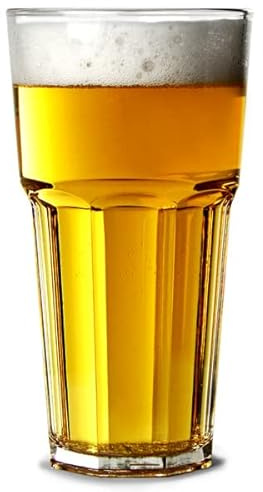 Elite Remedy Polycarbonate Pint Nucleated Tumblers CE 20oz / 568ml - Set of 4 | Granity Hiballs, Americano Hiballs, Casablanca Hiballs, Plastic Reusable Tumbler