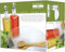 Eurohome SS-DK-EW65041 EW65041 5-teiliges Salat-Set aus Glas, mehrfarbig