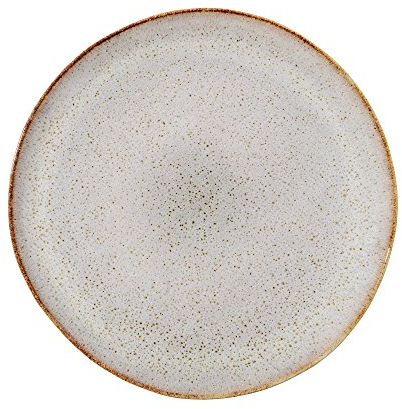Bloomingville Teller Sandrine, grau, Keramik, 28 x 2,5 cm