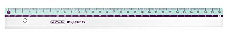 Herlitz Lineal my.pen / 30cm / Farbe: türkis