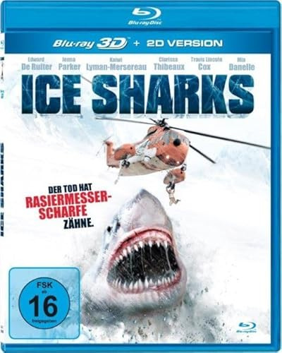 Ice Sharks 3D,1 Blu-ray: Der Tod hat rasiermesserscharfe Zähne.USA
