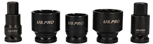 5pc 1/2 Drive Impact Socket/hex bit hubs-VAGS AT840