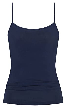 Mey Damen Top schmale Träger Baumwolle Serie Cotton Pure | Schmale Passform, Tiefer Rundhalsausschnitt, Spaghetti-Träger, Natürliches Tragegefühl, Gr. 36-46