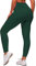 Memoryee Damen Honeycomb Leggings Geraffte Hintern Heben Hohe Taille Push Up Boom Booty Sport Leggings mit Bauchkontrolle Plus Größe Blickdichte Dehnbare Gym Yogahosen/Dunkelgrün/XL
