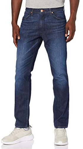 Wrangler Herren Greensboro Indigood Straight Jeans, The Outlaw, 36/30