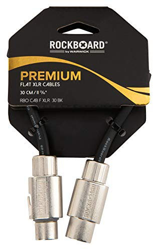 RockBoard Flat XLR Cable - 30 cm / 11 13/16