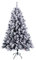 SVITA Künstlicher Weihnachtsbaum 180cm Weiß klappbar mit 661 Zweig-Spitzen inkl. Metall Ständer Christbaum Tannenbaum Schnellaufbau Klappsystem Luvi-Nadeln