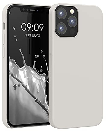 kwmobile Case Compatible with Apple iPhone 12 / iPhone 12 Pro Case - TPU Silicone Phone Cover with Soft Finish - Beige Matte