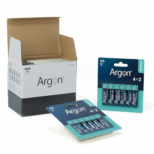 Pilas Alcalinas AAA y AA | Pack de 6 Pilas Doble A | Energía Duradera para Mandos, Juguetes y Relojes | Pilas Pequeñas de Larga Duración y Sin Mercurio