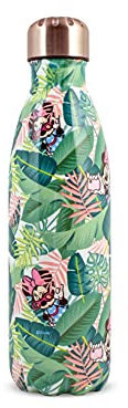 H&H Minnie Tropical Bottiglia Termica, Inox, 0,50lt