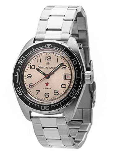 VOSTOK Wostok Komandirskie Taucheruhr 200m Automatik 2416/020708 russische mechanische Uhr aus Russland