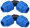 20 x 20mm MDPE Elbow 90 Degree Compression Coupling Fitting Connector 2PK