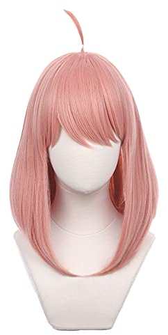 OSIAS Spy Family Anya Forger Cosplay Perücke für Frau und Mädchen