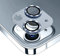 MiRowy Compatible with iPhone 14 /iPhone 14 Mini Camera Lens Protector, Metal Aluminum Alloy Tempered Glass Cover Camera Protector, Case Friendly, for iPhone 14 /iPhone 14 Mini - Blue