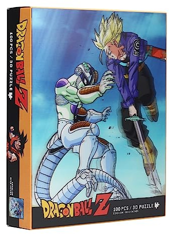 SD TOYS Puzzle 100 3D-Effekt Trunks gegen Frieza Dragon Ball Z (8435450255687)