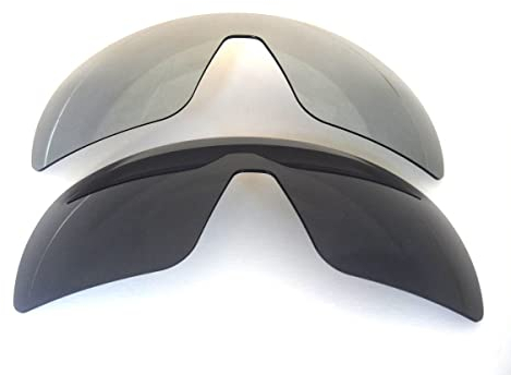 Galaxy - Lentes de repuesto para gafas de sol Oakley Sutro OO9406 (no ajuste asiático ni modelo Lite), selección múltiple (negro/titanio)
