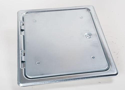 AdoroSol Vertriebs GmbH® Große KAMINTÜRE 25x30 cm verzinkt (Außenmaß 33x38)