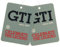 BRISA VW Collection - Volkswagen Luft-Erfrischer-Duft-Spender im VW GTI Motiv 2ER-SET (ENERGY/CELEBRATE THE LEGEND/GRAU)