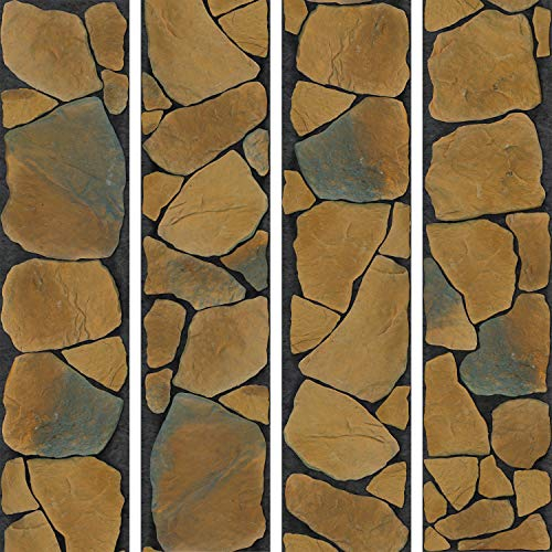 murando PREMIUM PURO Tapete Realistische Tapete ohne Rapport und Versatz 10m Vlies Tapetenrolle Wandtapete modern design Fototapete Steine f-A-0253-j-b