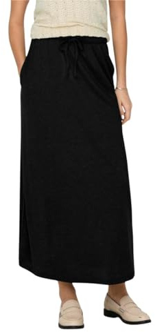 JDY Dalila langer Rock, für Damen, Schwarz, Schwarz , S