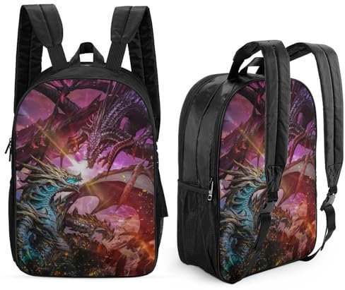aaaaab 17-Zoll-Rucksäcke für Kinder, Monster Hunter World-Rucksack, 3D-gedruckte Schultasche, modische Tasche, Reiserucksäcke, Schultaschen für die Schule oder auf Reisen