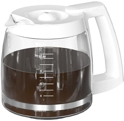 Ersatz-Kaffeekanne für 12 Tassen, kompatibel mit Cuisinart Kaffeemaschinen-Modellen SS-12, SS-15, SS-16, DCC-1100BK, DCC-1200, DCC-2650, CHW-12P1, DGB-400, DGB-550BK, DGB-550BK1, DGB-625BC und
